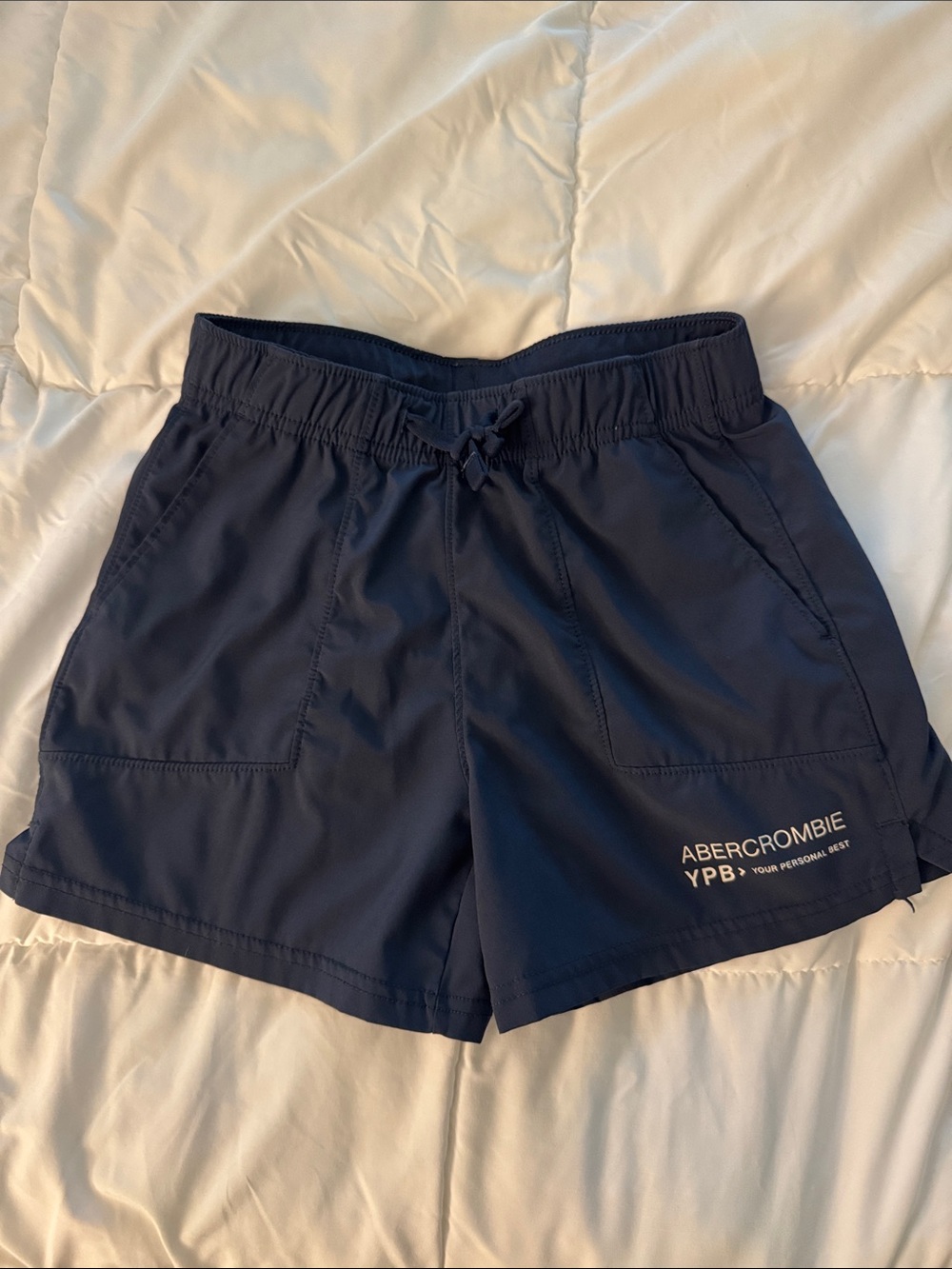 Abercrombie Boys Navy Athletic Shorts size 7/8